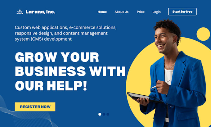 build a custom website for your business for growth