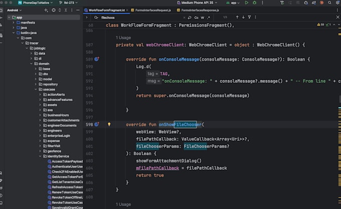 convert website to android app and webview fixes