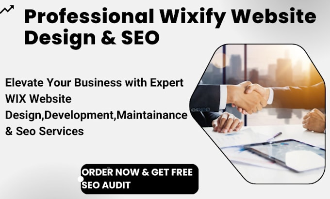design, customize, and optimize your wixify website for speed, SEO, and sales