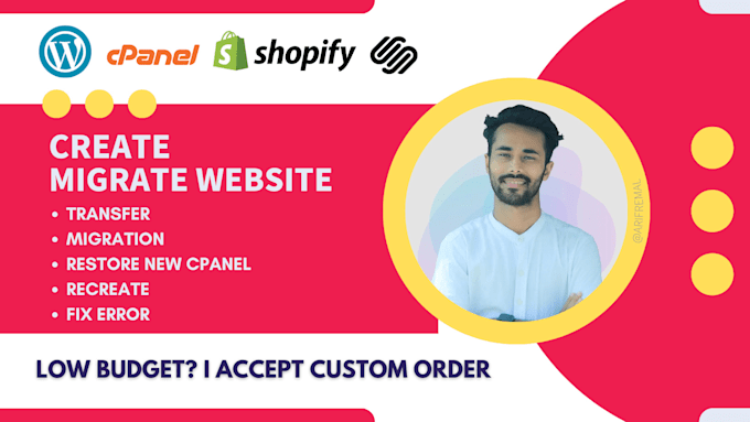 create migrate wordpress website to new cpanel