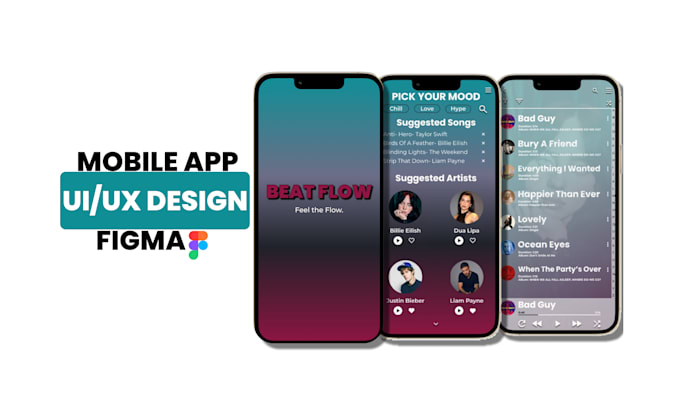 Design stunning modern mobile app ui ux in figma for ios and android by ...