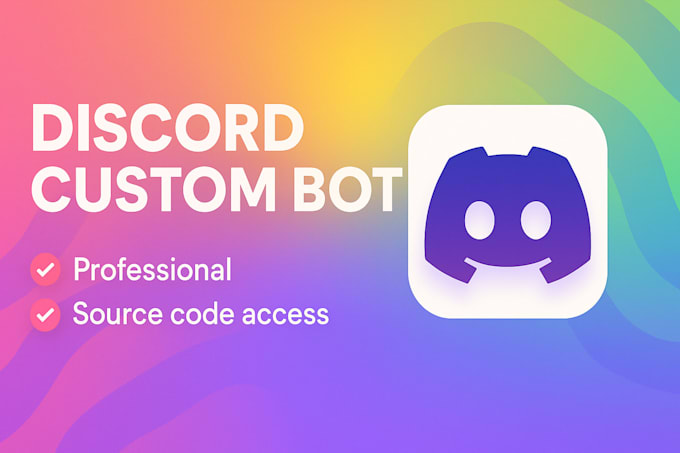create a discord bot for you