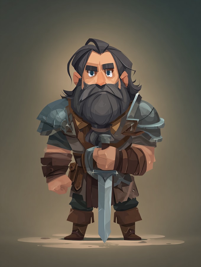 design unique 2d game characters for your video game