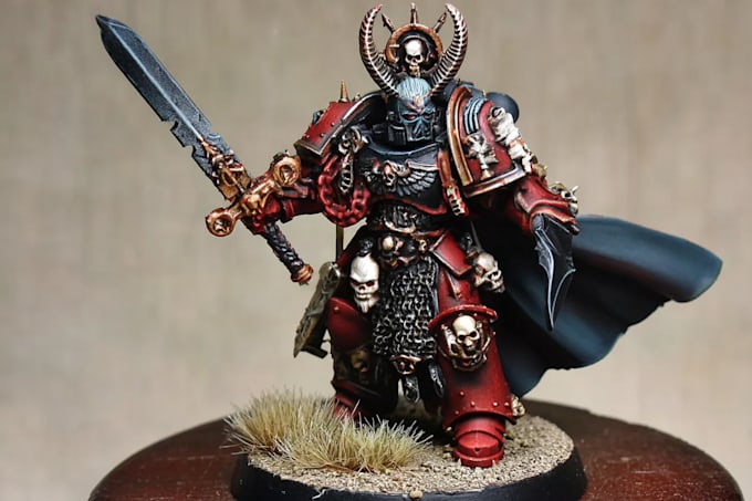 warhammer 40k table top miniature painter