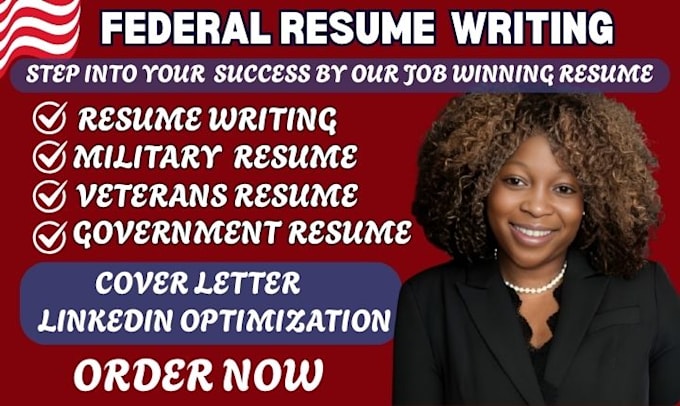 Write federal resume, engineering, executive, professional resume for ...