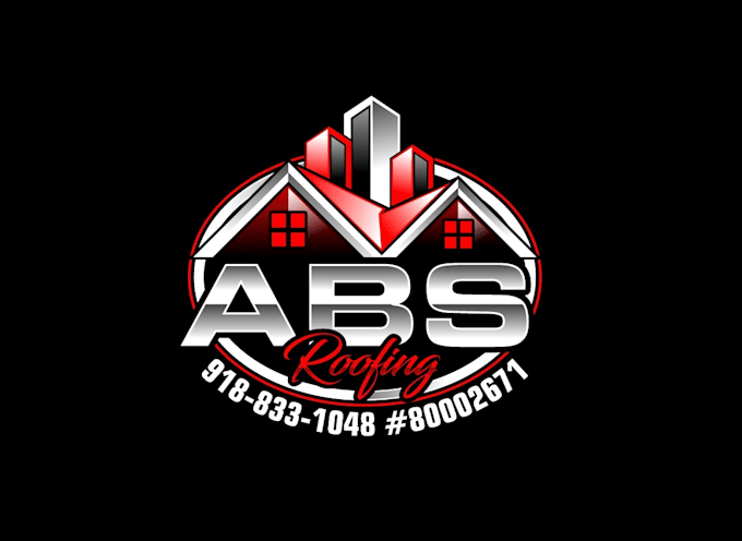 create creative and good looking roofing logo design