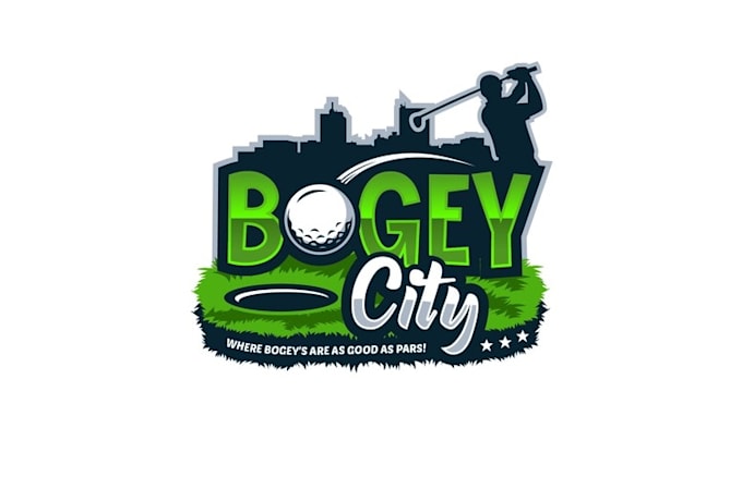 design fun awesome golfing logo