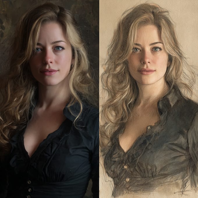 do realistic or fantasy portrait
