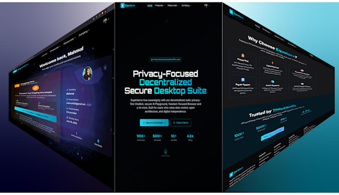 develop and deploy an website with a custom admin panel