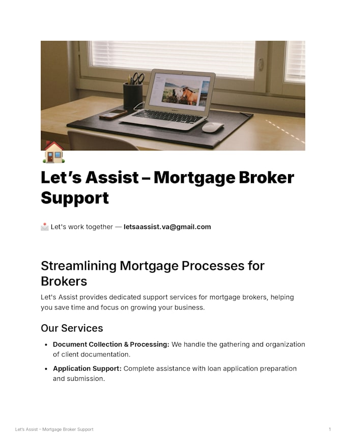 help in loan processing forms for aussie brokers and vas