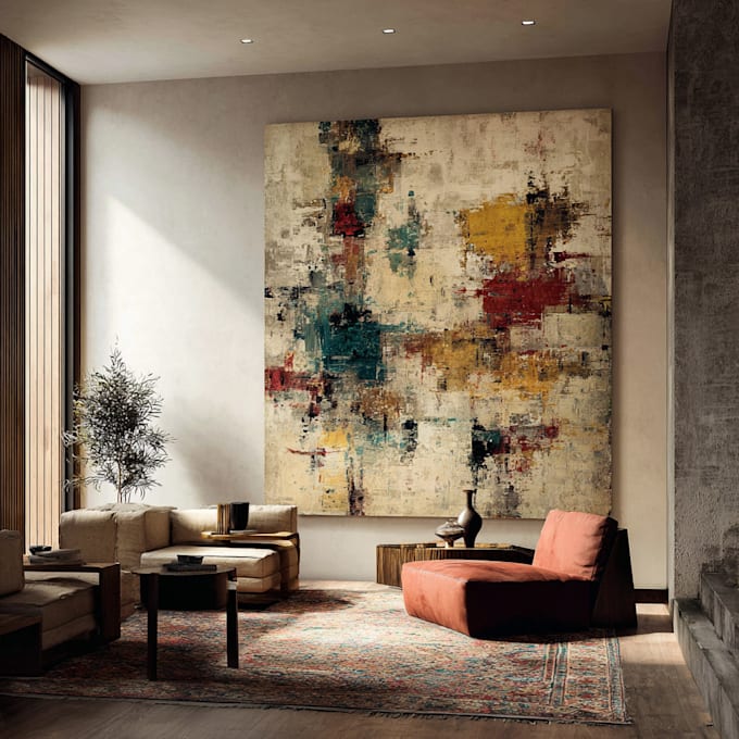 design stunning abstract art that elevates your space
