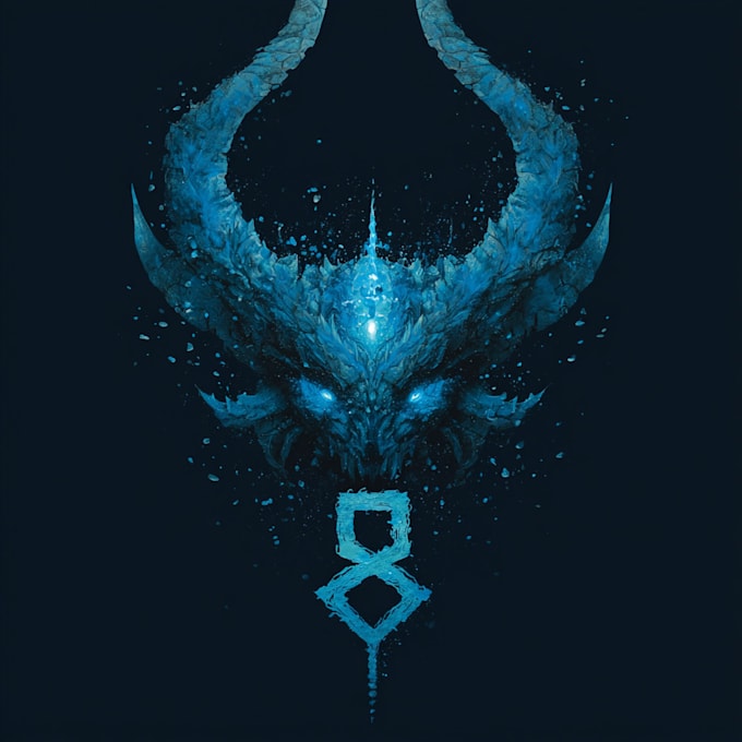 create a awesome rpg fantasy or sci fi logo for you