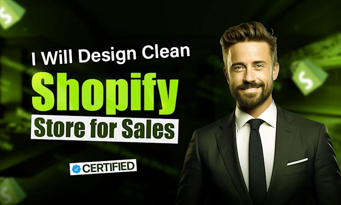 design clean shopify store for dropshipping and google merchant center