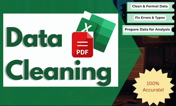 collect and clean data for analysis in excel