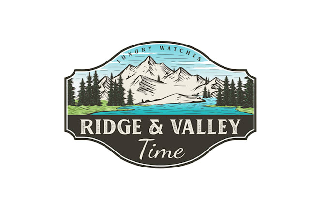 design awesome ridge valley logo