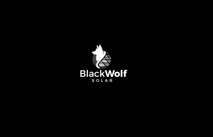 design unique rock solar world logo