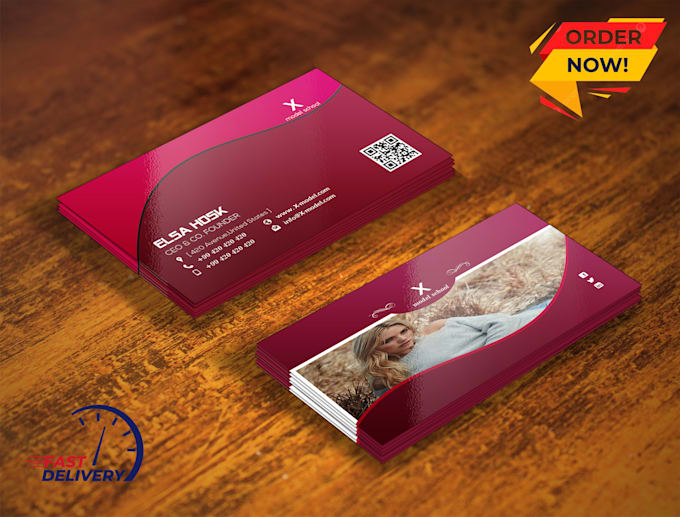 professional business card design with in 6 hrs