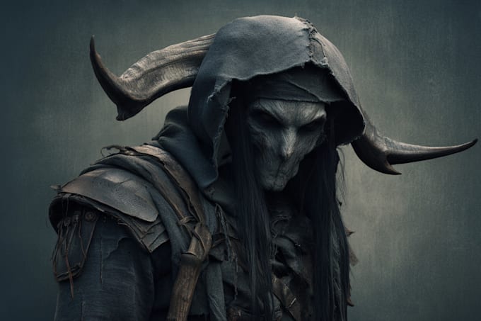 make scary fantasy horror characters or fantasy character