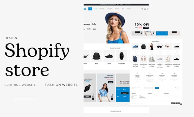 design clothing, fashion, shopify store or website banner