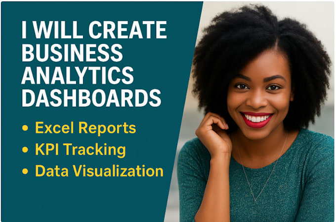 create professional excel dashboards and business analytics