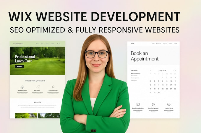 build responsive wix website, wix development redesign wix custom website