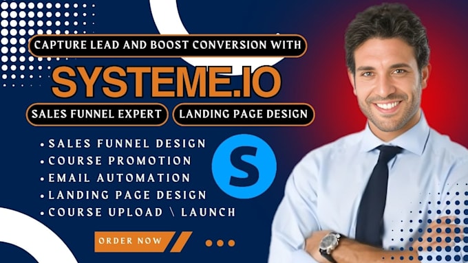 Build systeme io sales funnel ecommerce store, funnelish landing page ...