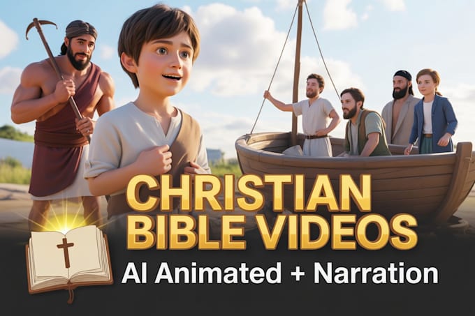 turn children bible story verses into 2d 3d ai bible story video ai short film