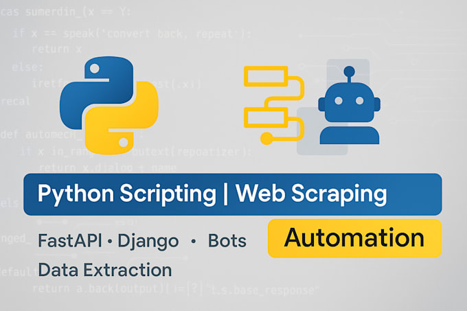 do reliable python scripting, web scraping, and automation