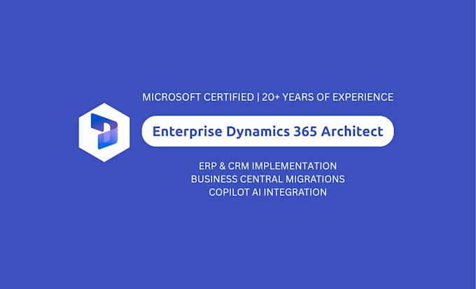 architect enterprise dynamics 365 business central and d365 crm