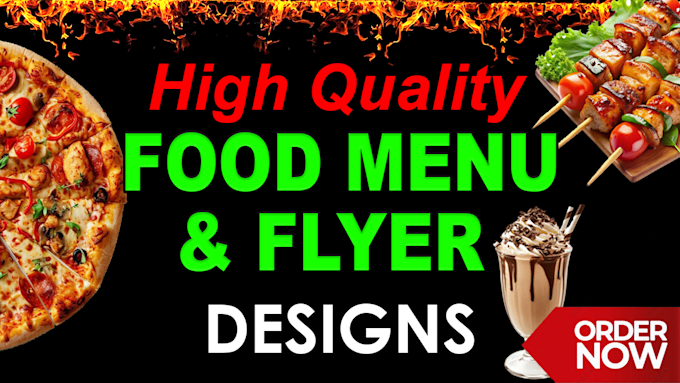 design creative food restaurant menu design