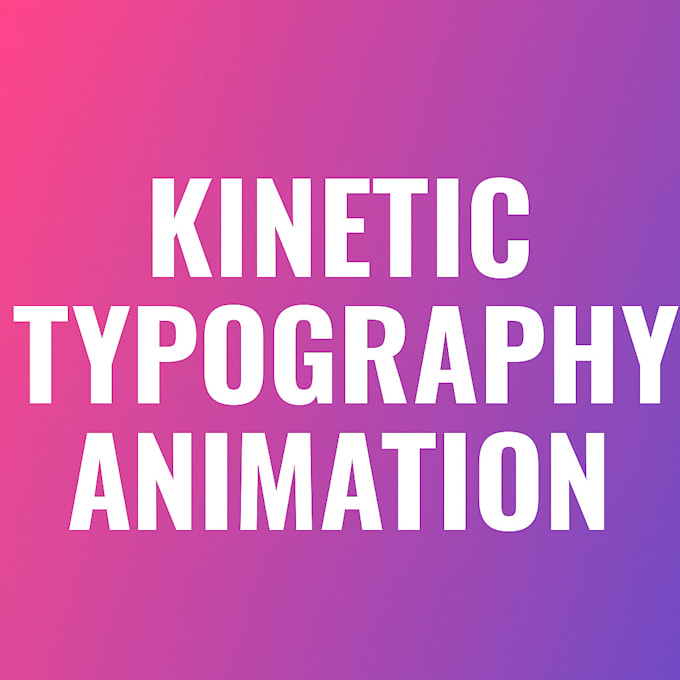 create a powerful kinetic typography video with custom branding