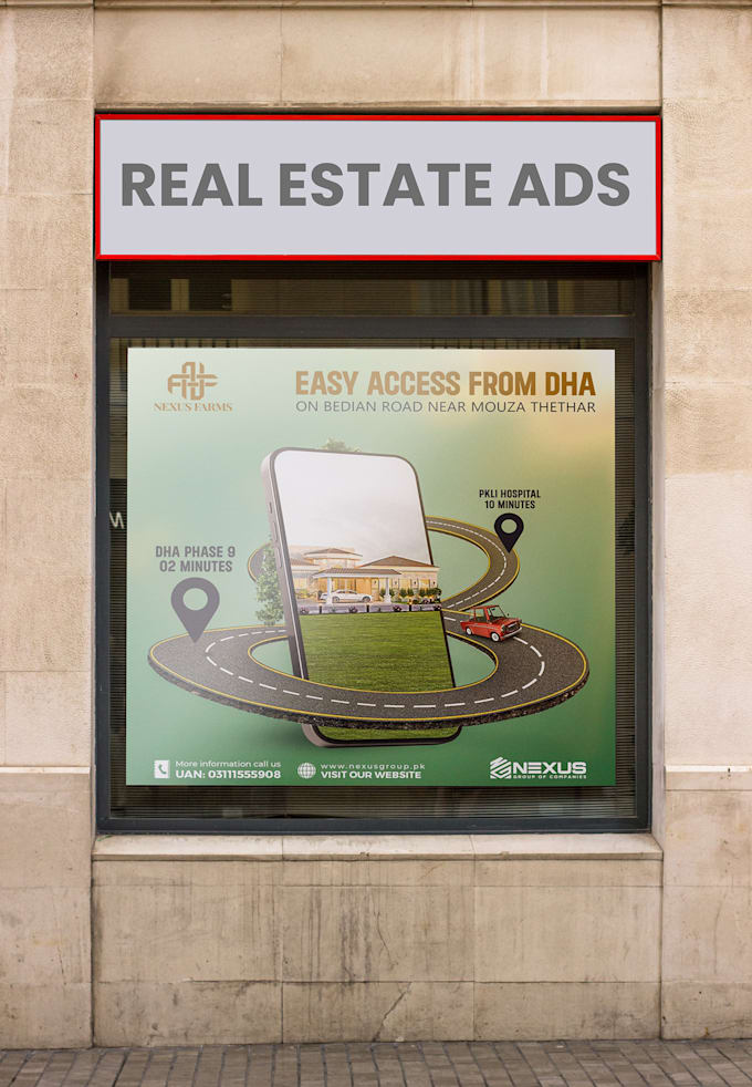 do real state banner and post design