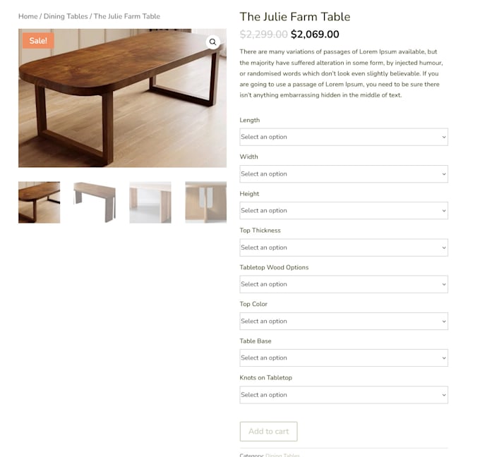 add dynamic pricing and product options to the woocommerce product