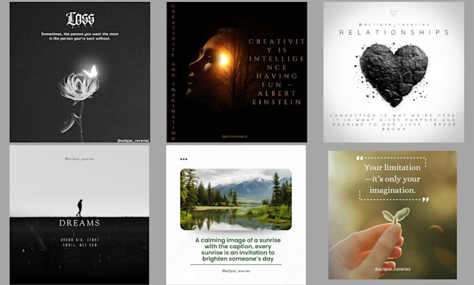 design eye catching motivational posts