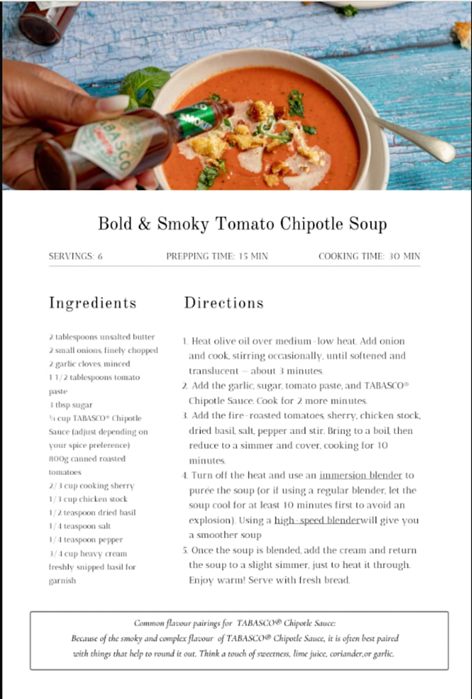 write recipes for whatever your need is