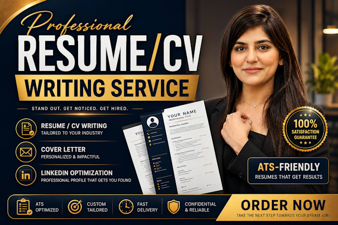 write professional ats friendly resume and cover letter
