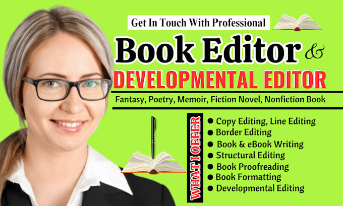 developmental christian book editor self help line editing proofread nonfiction