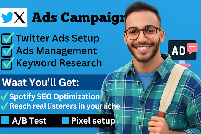 manage, create and optimize twitter x ad campaigns