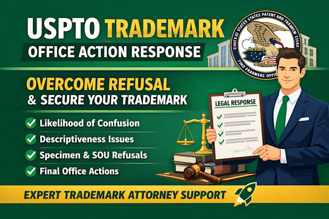 prepare strong uspto trademark office action response protect your registration