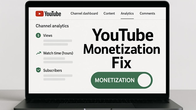 fix youtube monetization issues to get your channel approved