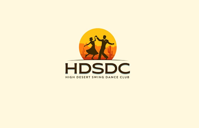 design high desert swing dance club logo