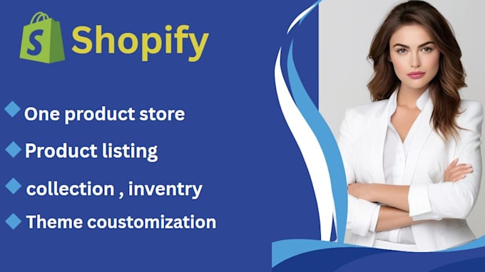 build one product shopify dropshipping store