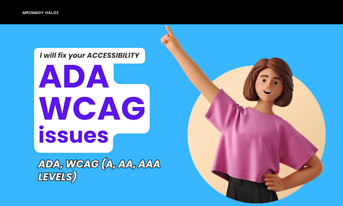 fix accessibility ada and wcag compliance issues on your site
