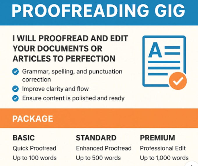 proofread your documents and articles to perfection