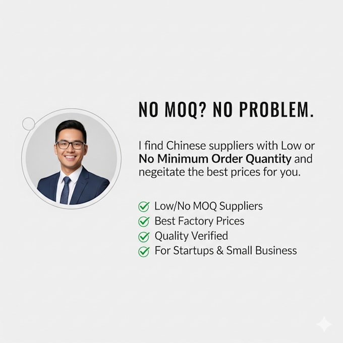 source products with low minimum order quantities