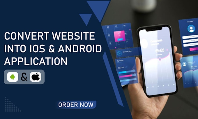 convert your website to android and ios mobile app