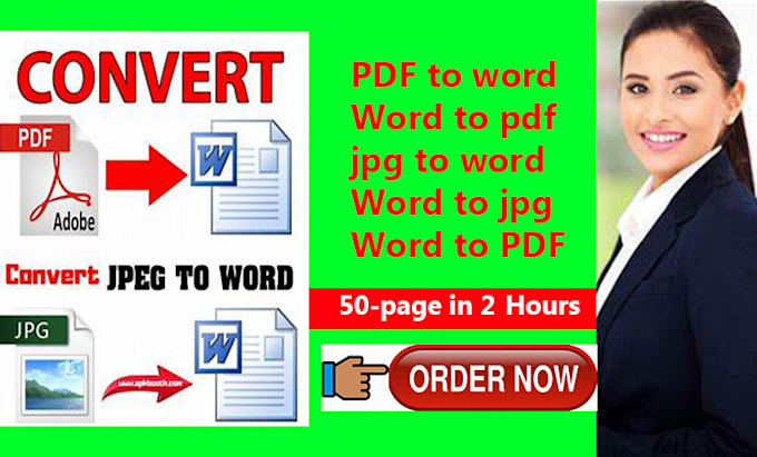 convert pdf to word, scanned image to word or google docs
