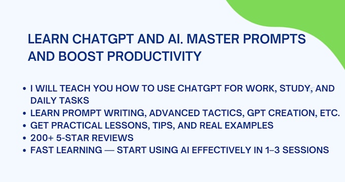 teach you how to use ai and chatgpt