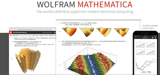 do mathematica programming, simulations, and data analysis for you