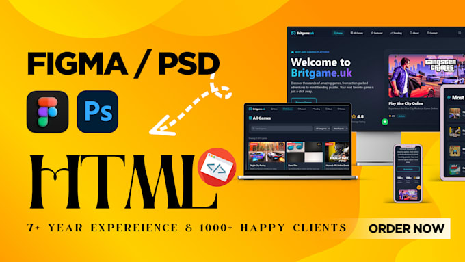convert figma to html, xd to html , psd to html responsive bootstrap 5